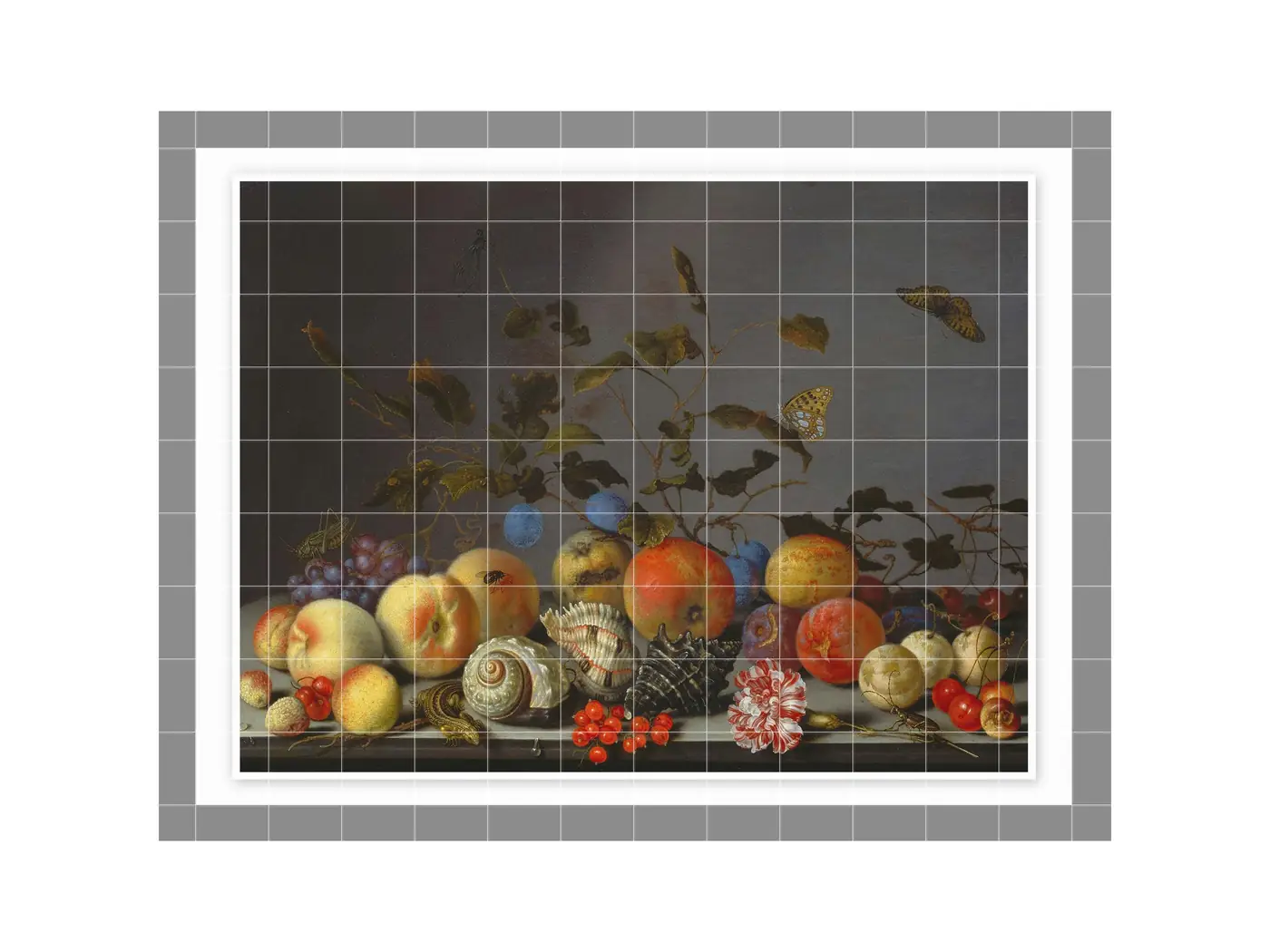 Still Life with Fruits Balthasar Van Der Ast