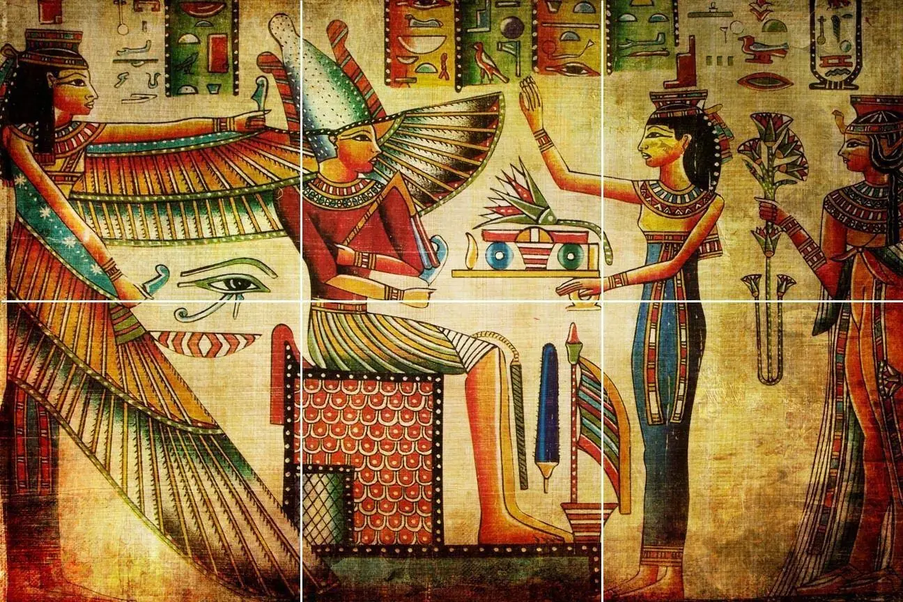 Isis Egyptian Queen Goddess with Wings Maat