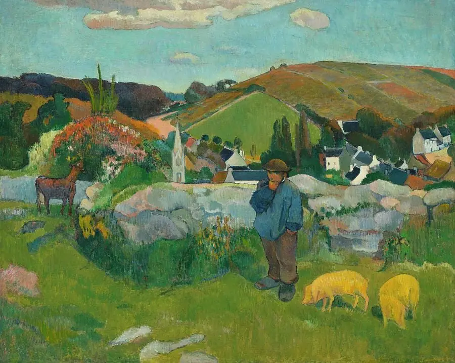 The Swineherd 1888 Paul Gauguin
