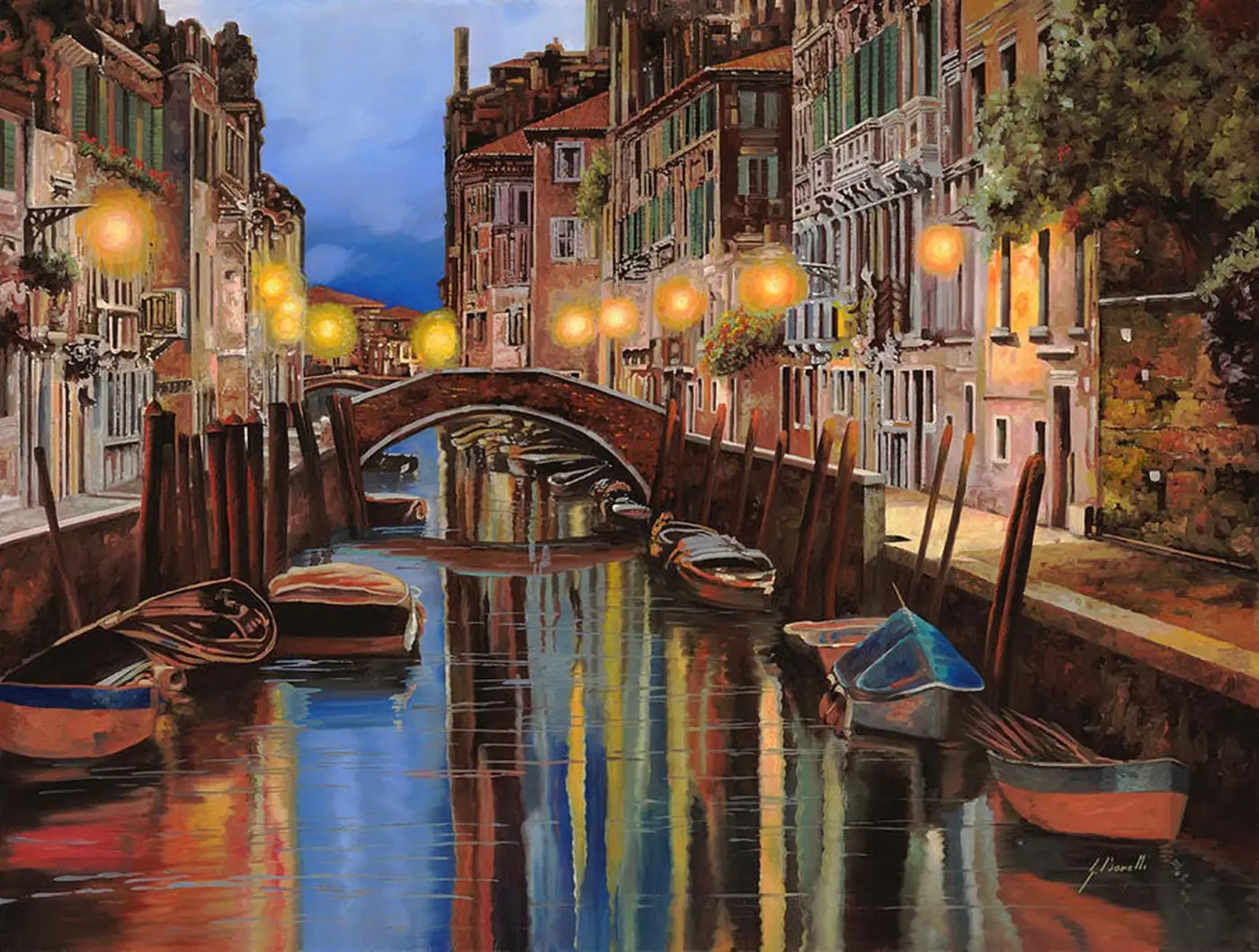 Sunrise in Venice Alba a Venezia Guido installed