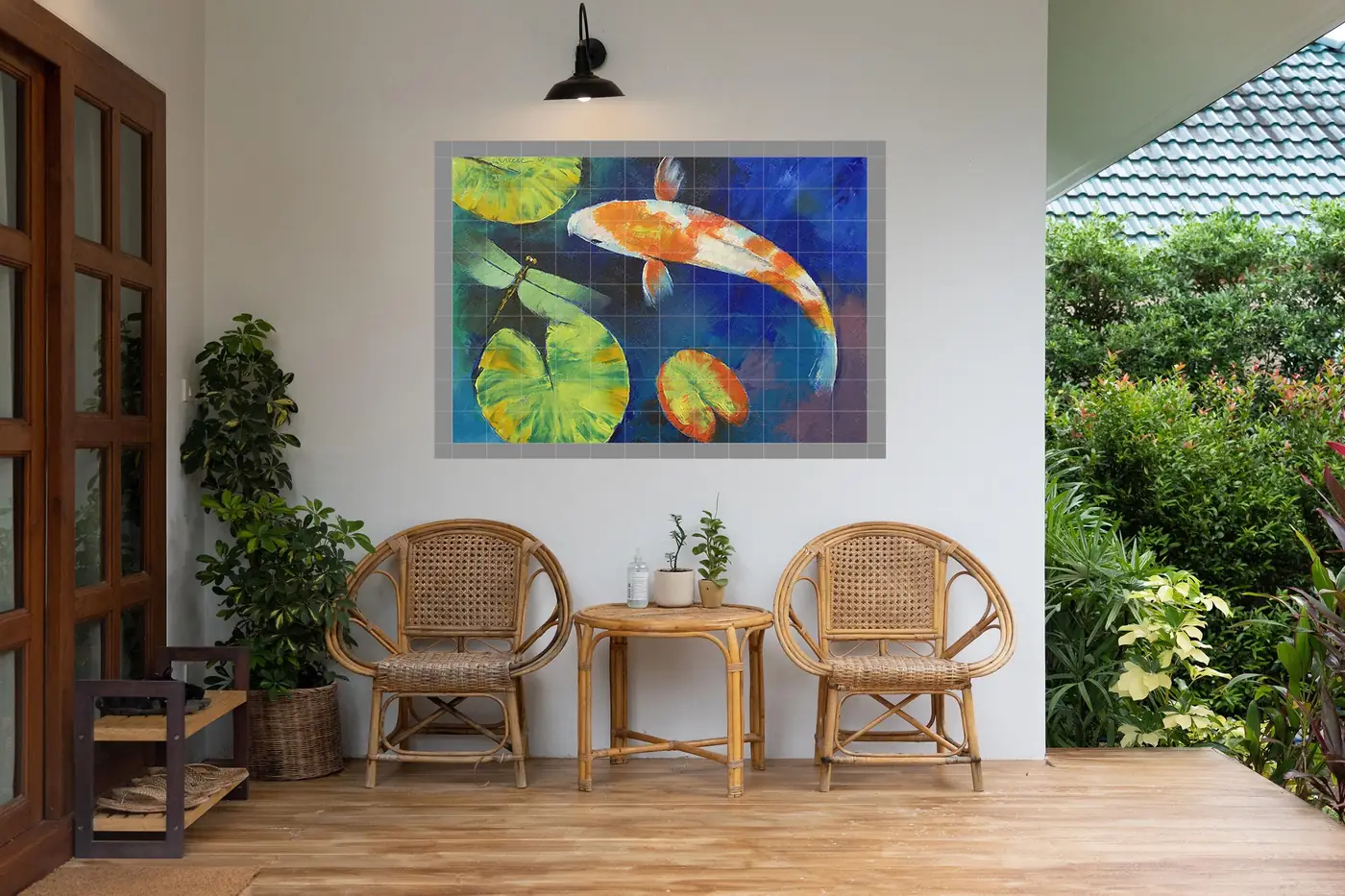 Kohaku Koi Fish and Dragonfly Pond Garden, Photo 6