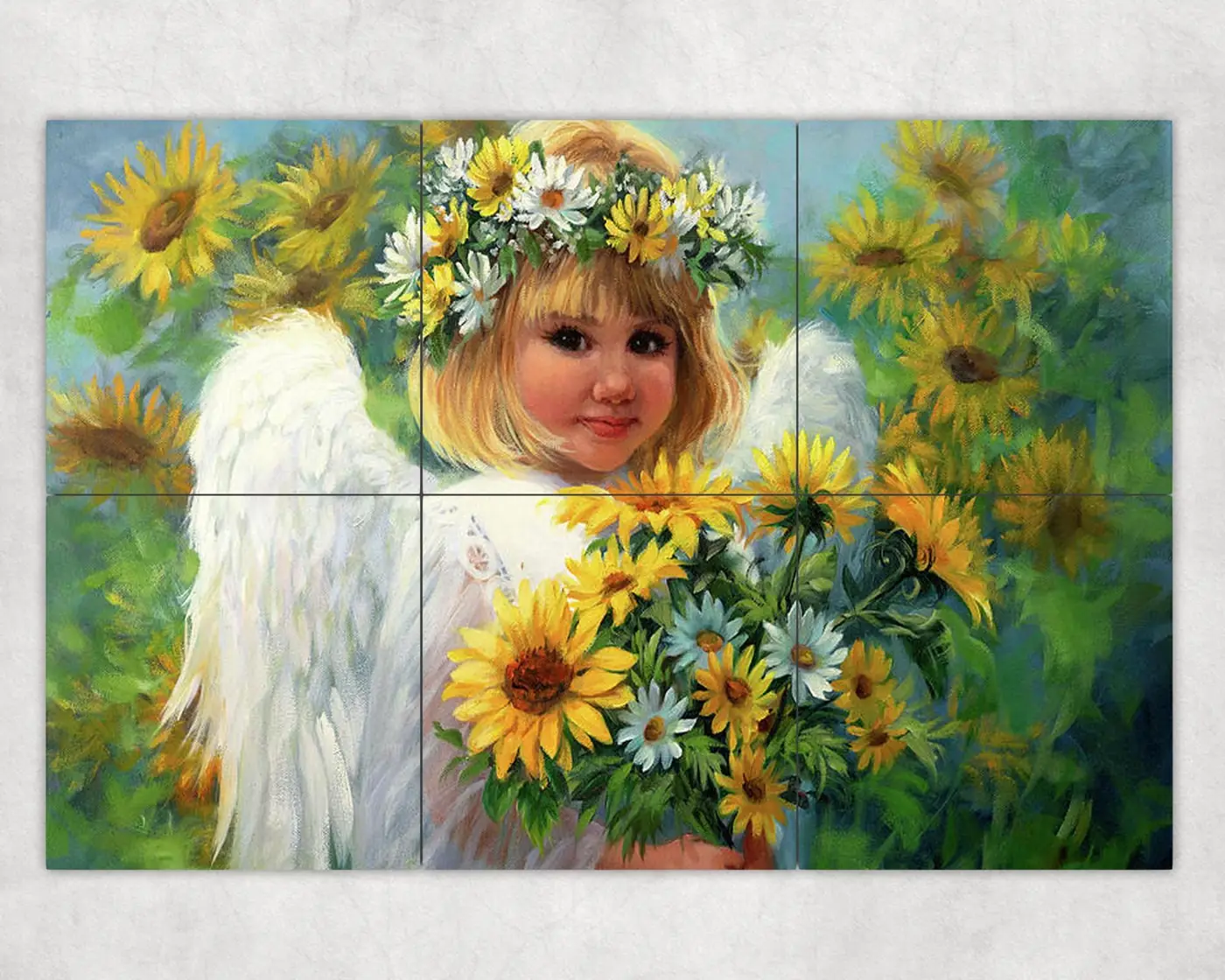 Sunflower Angel in Garden