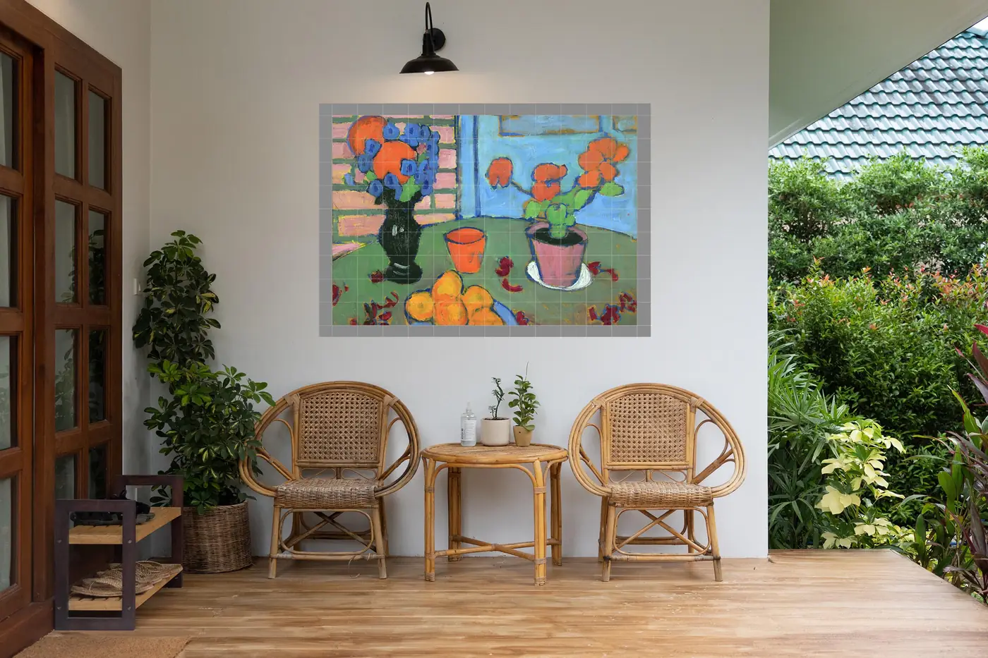 Still Life with Flowers and Oranges, Photo 4