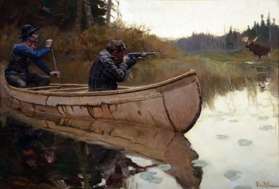 Moose Hunters by Goodwin Philip