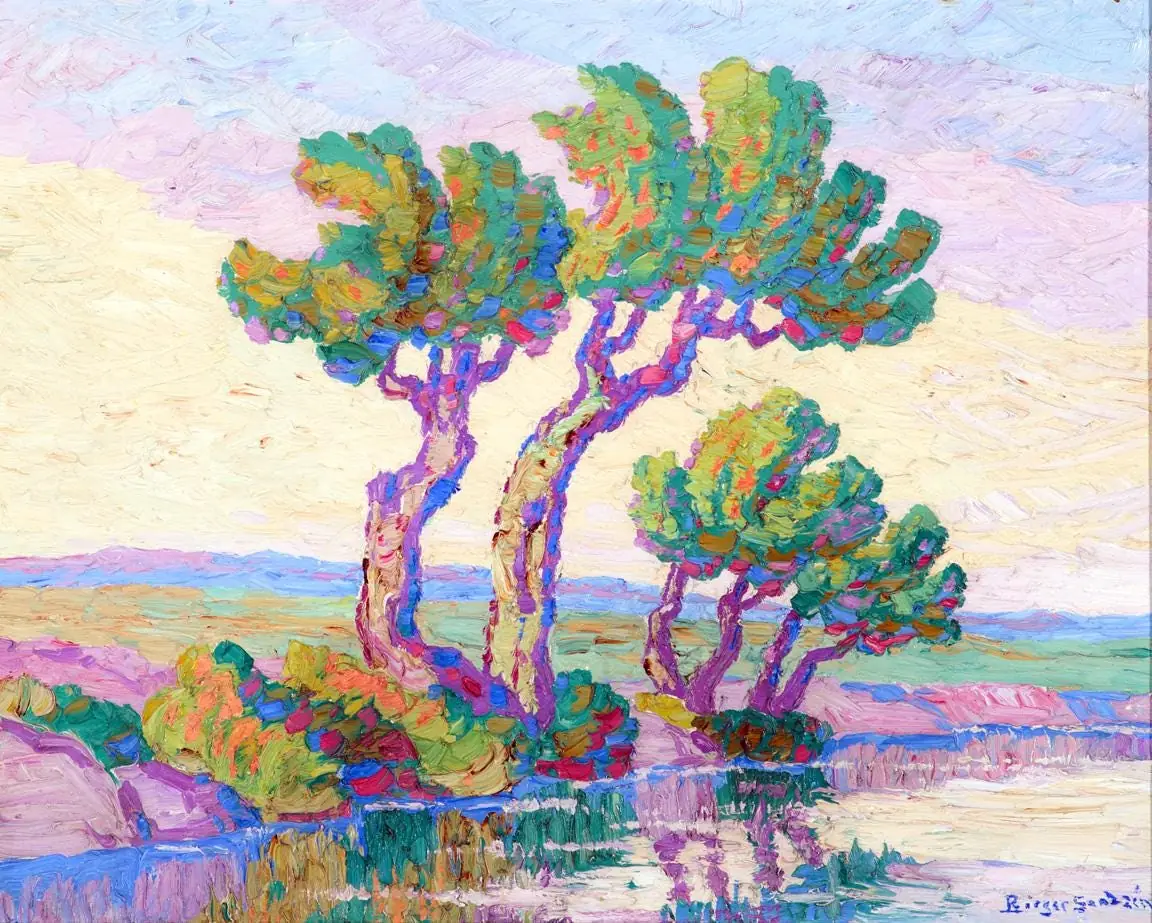 Willows and Cottonwoods by Sandzen