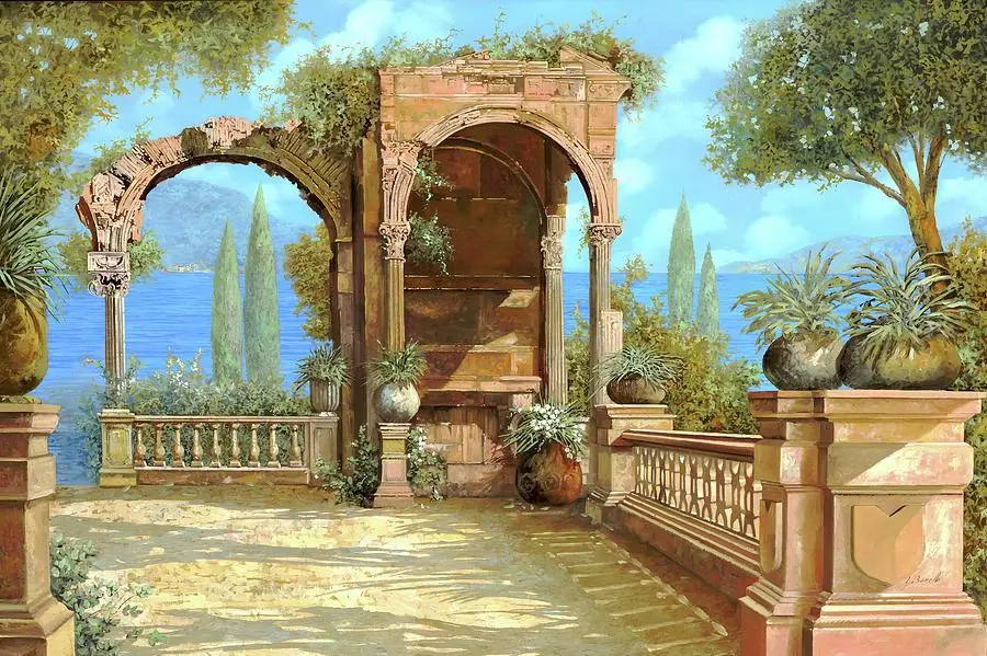 The Terrace on the Lake Tuscany Countryside