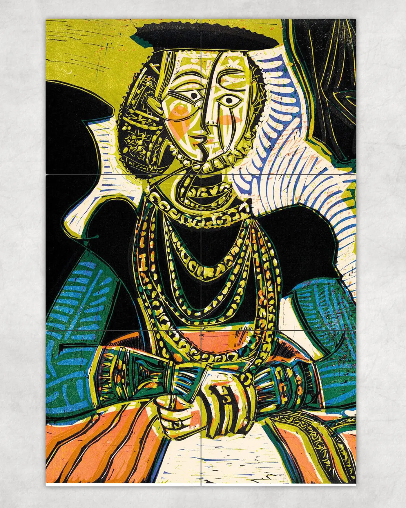 Picasso Buste de Femme D'après Cranach le Jeune