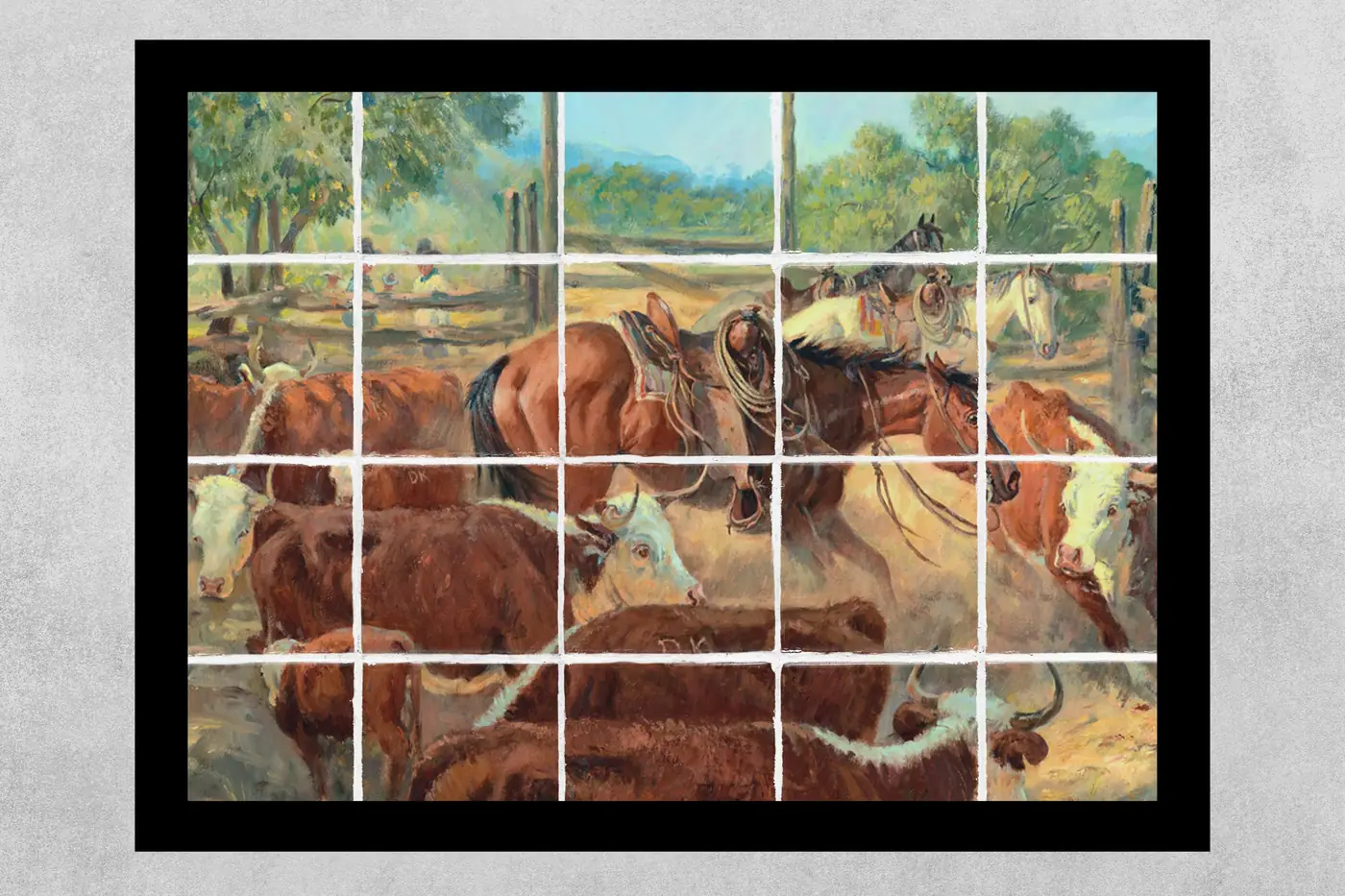 Nature of a Cow Horse, Country Western