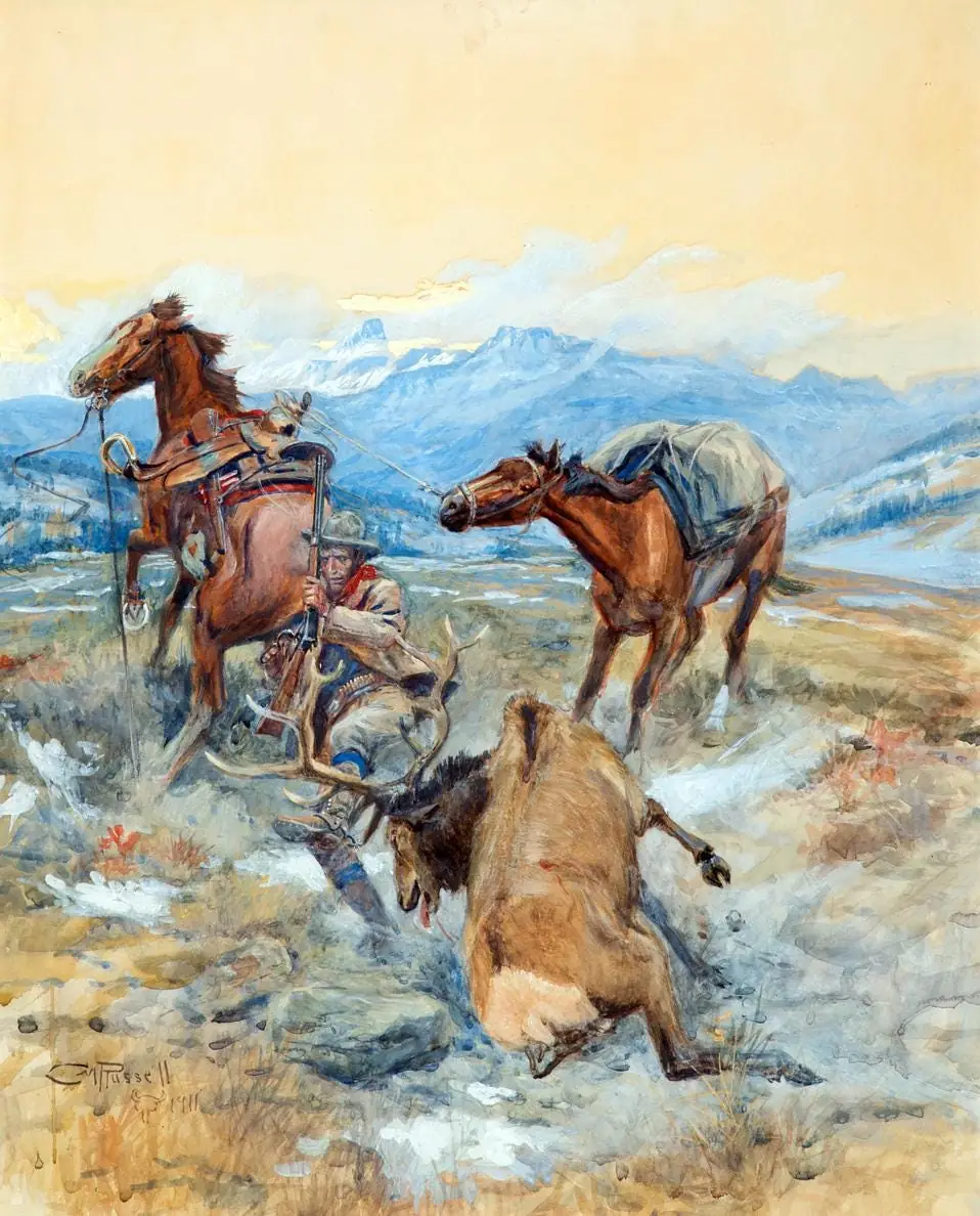 Creased by Charles M. Russell