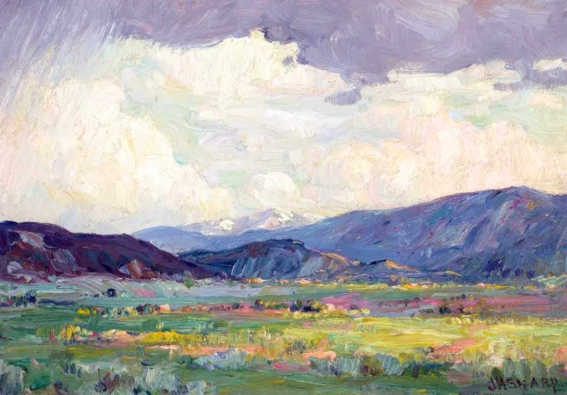 Sunburst Taos Mountains New Mexico by Sharp