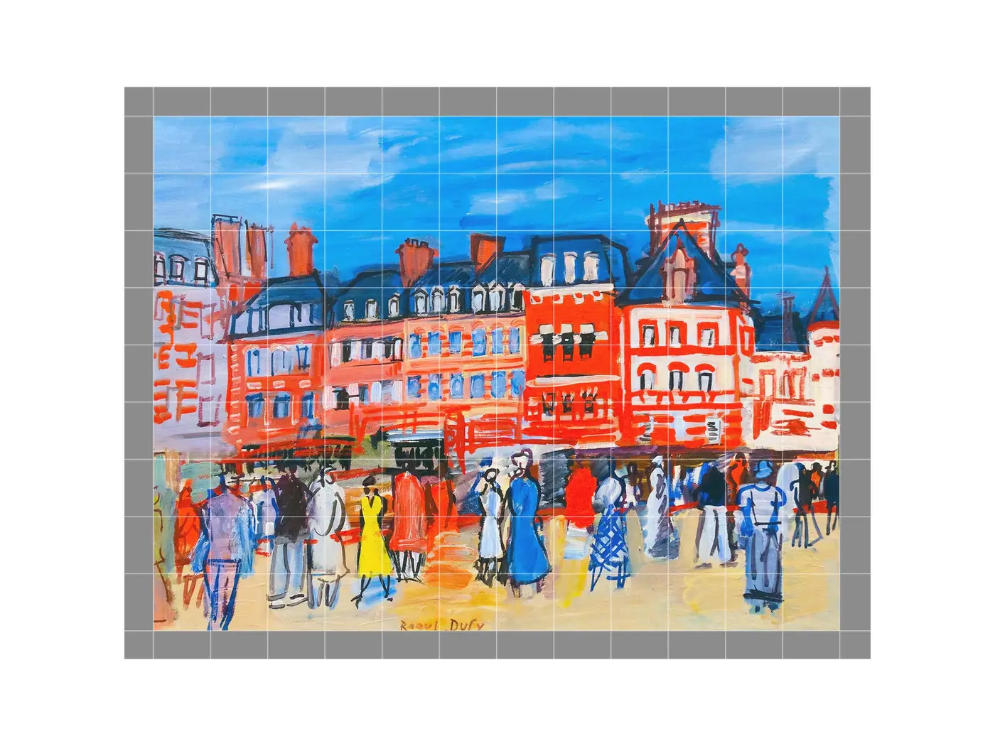 Houses in Trouville by Raoul Dufy