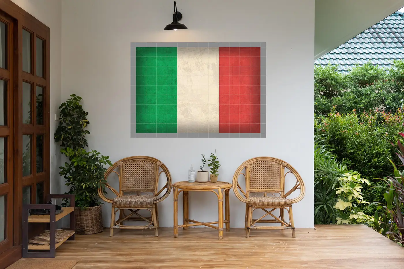 Italy Flag Vintage Distressed, Photo 5