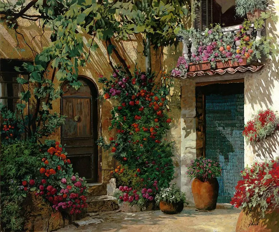 Flower Garden in the Courtyard