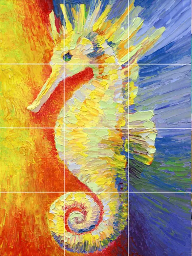 Seahorse Tropical Fish Ocean Reef Marine Sea Life