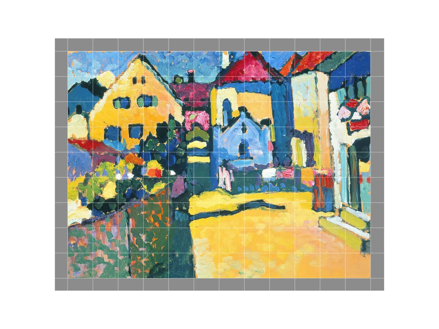 Grüngasse in Murnau by Wassily Kandinsky