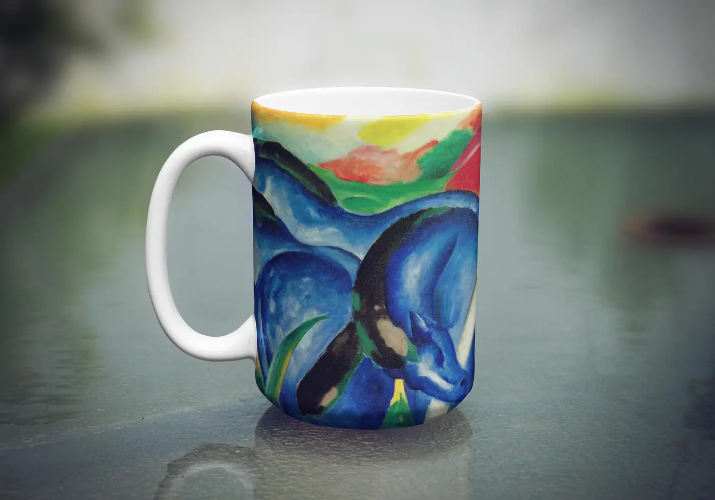 Large Blue Horses by Franz Marc, Photo 5