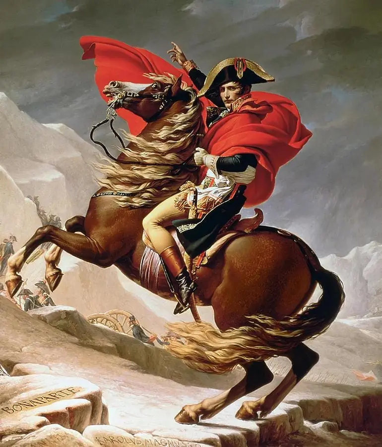 Napoleon Crossing the Alps Jjacques Louis David