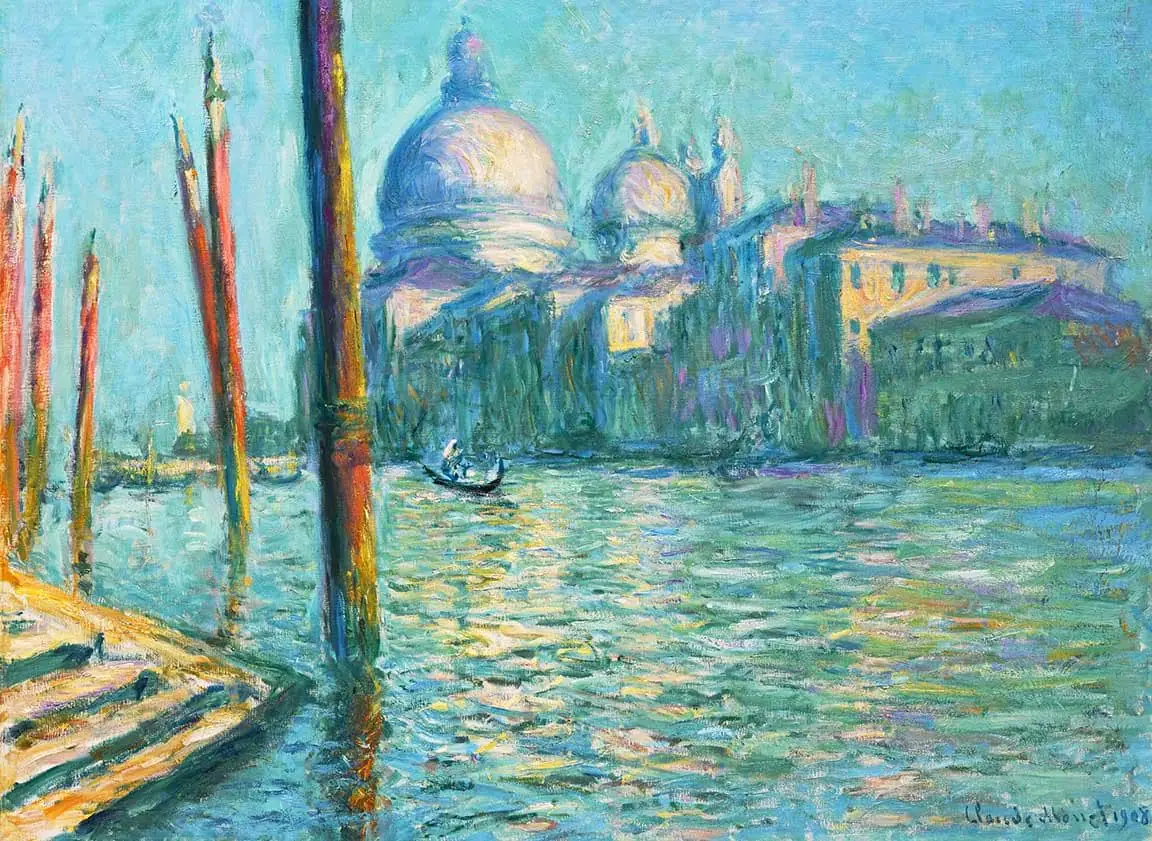 Claude Monet le Grand Canal et Santa Maria Della Salute