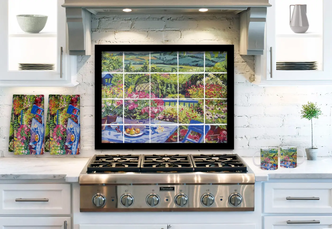 1 One Piece Ready to Hang, Fruits installed
