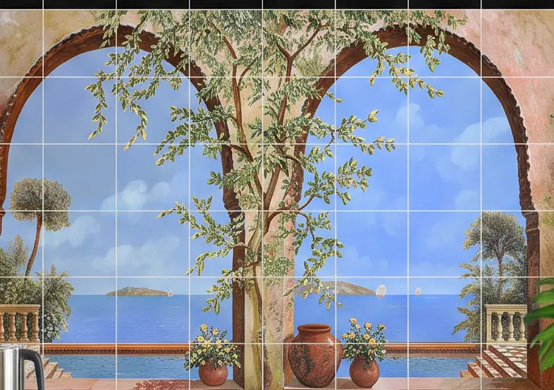 Mediterranean Arch Window