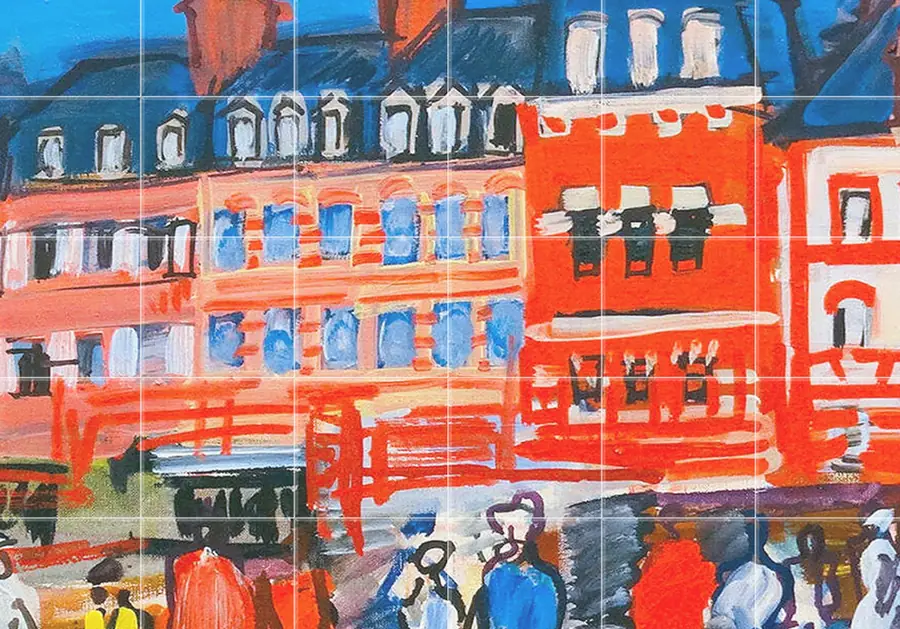 Seaside Promenade detail